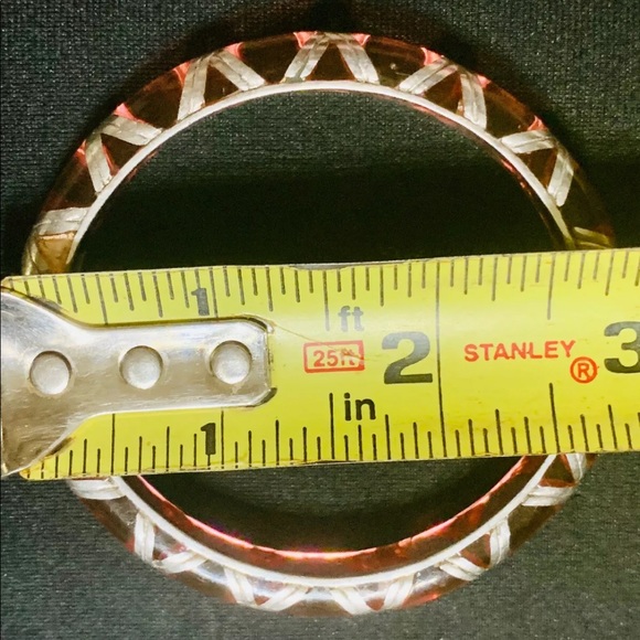 SOLD!!!Angelique De Paris Bamboo 925 Bangle Bracel - Picture 11 of 12